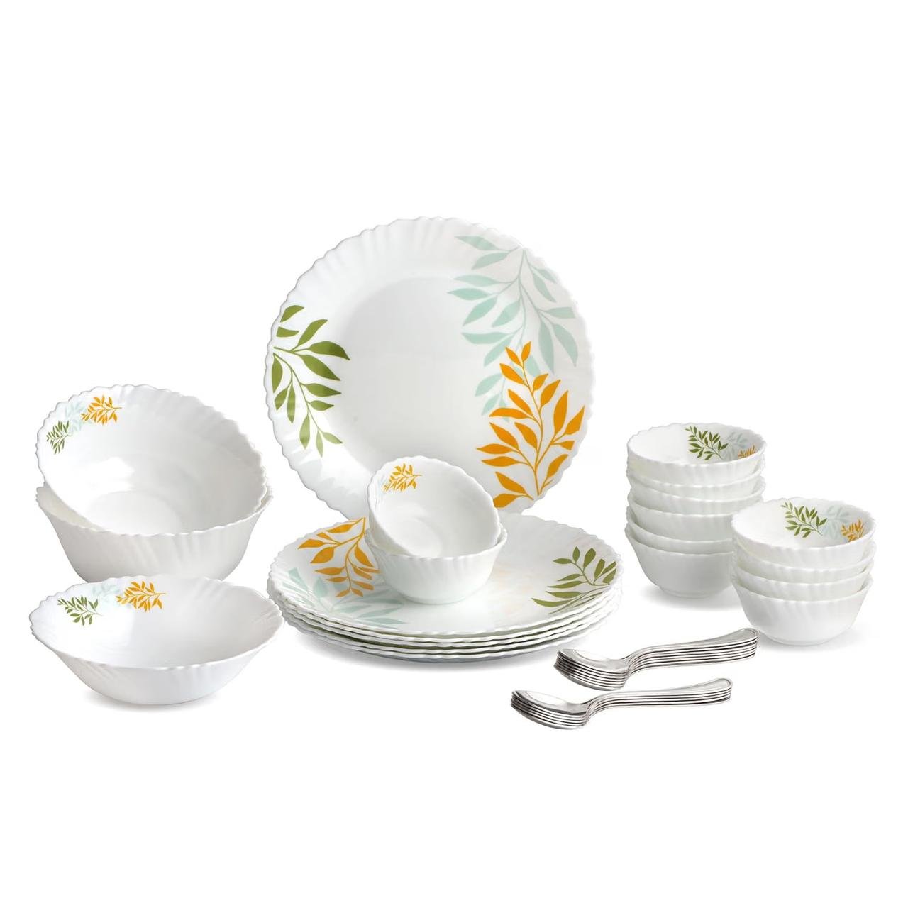 Cello Lush Foliage Dazzle Series Opalware Din