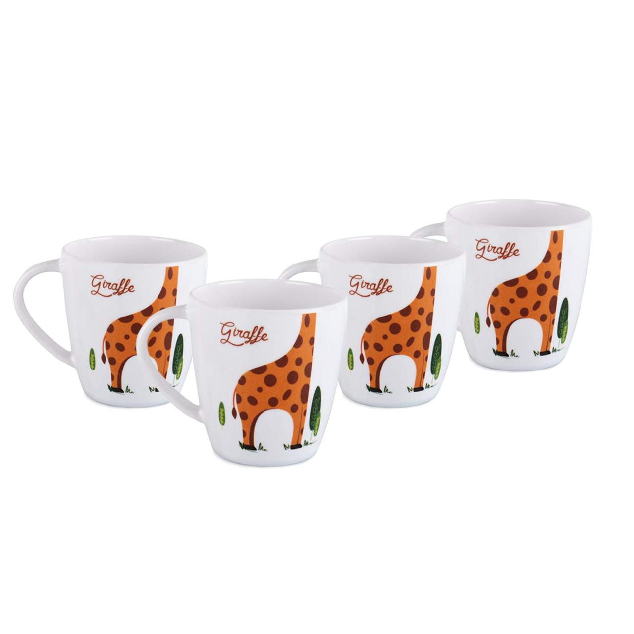 Cello Melamine Mug - Set Of 4 Multicolor 200m