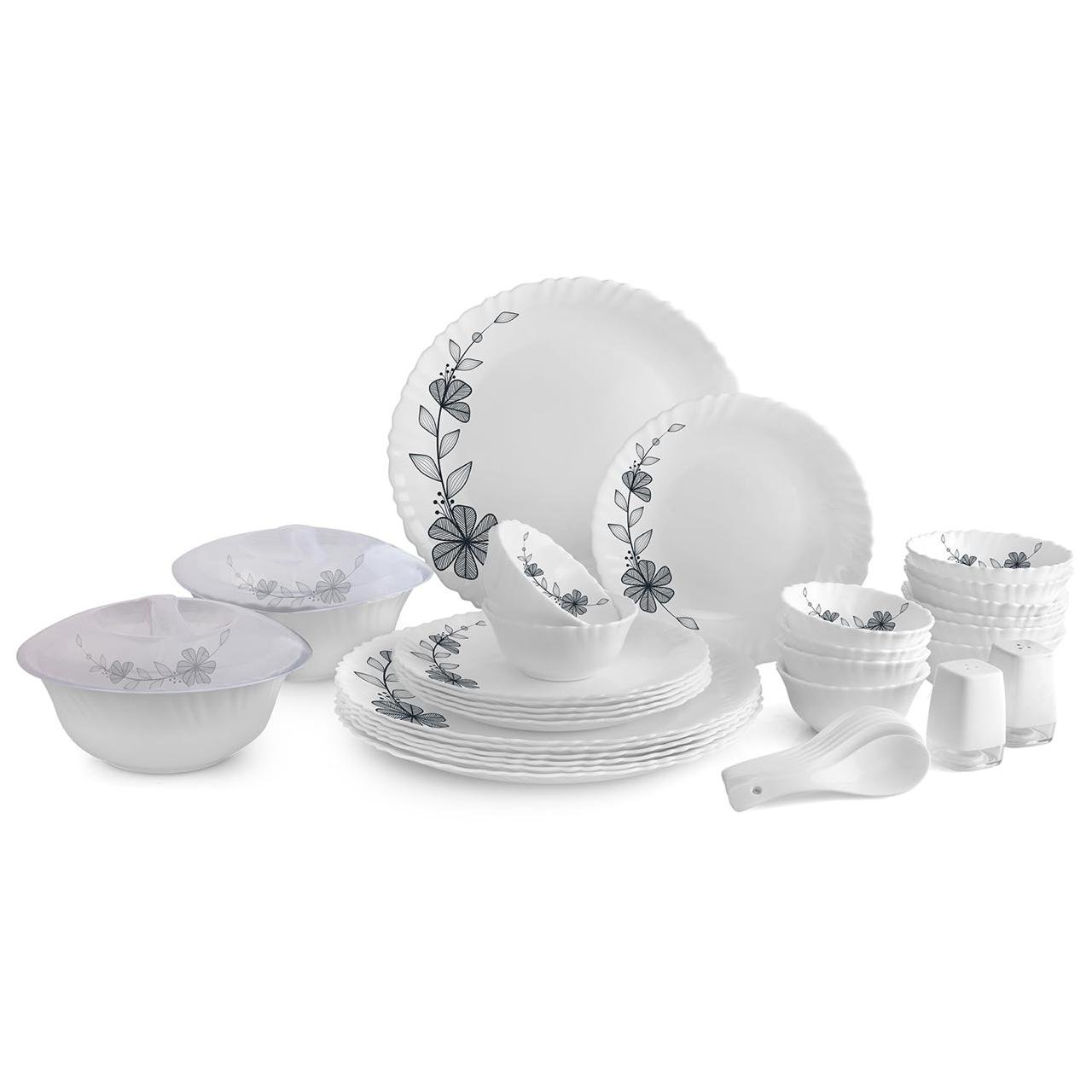 Cello Opalware Dazzle Series Florid Vine Dinn