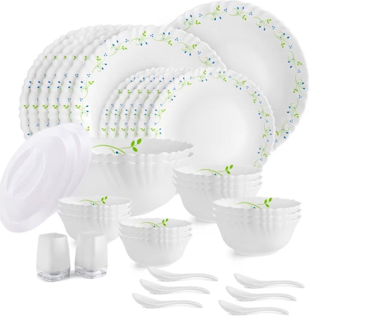 Cello Opalware Dinner Set Of 37 Pieces Rs 1994