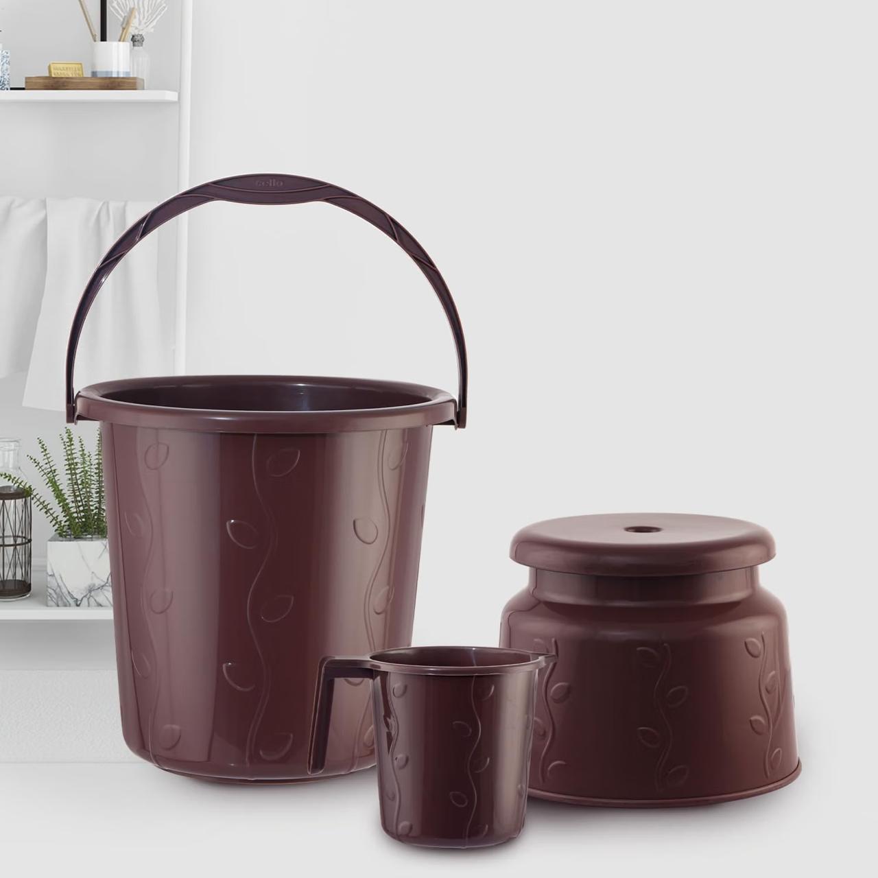 Cello Petal Bathroom Set Sturdy And Durable Lightweight And Rigid Small Set