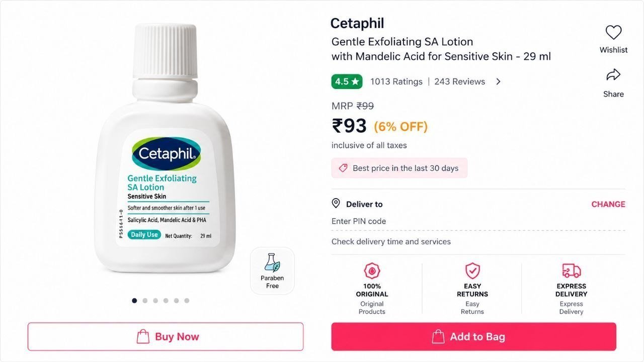 Cetaphil Lotion 93