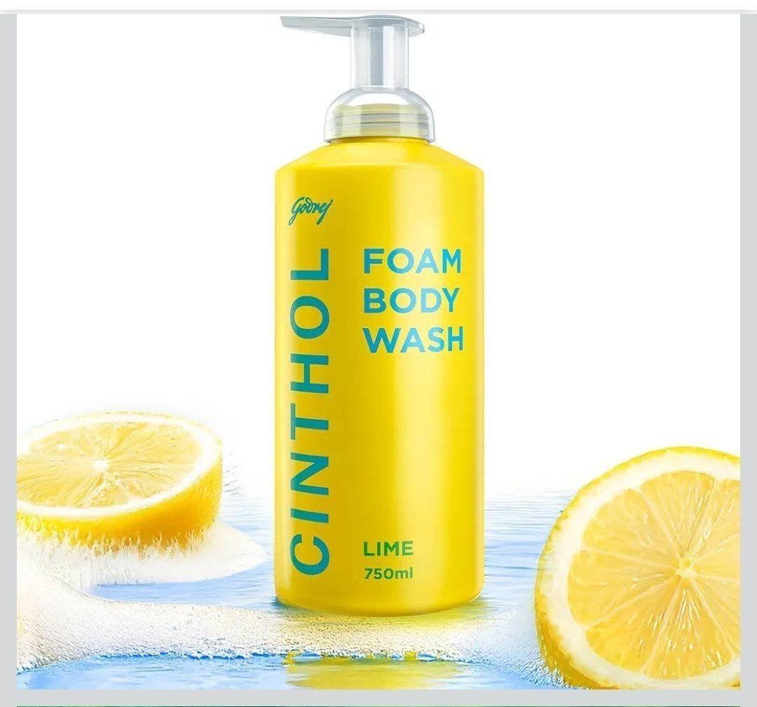 Cinthol Lime Foam Body Wash (750ml) Unique Fo