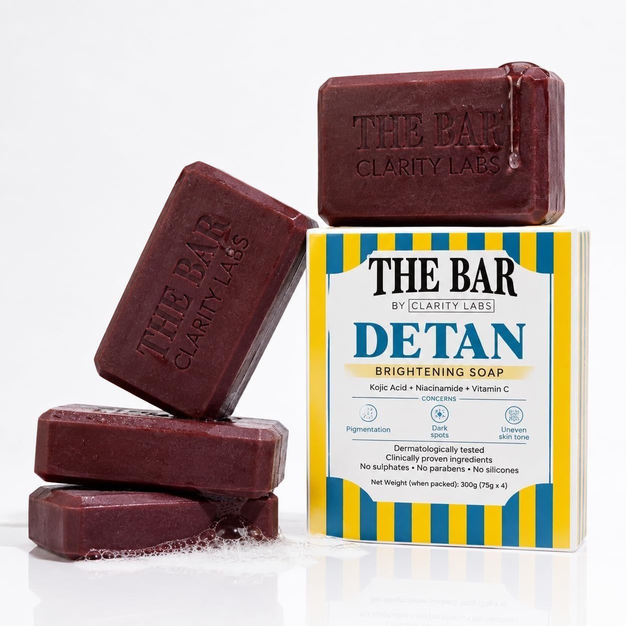 Clarity Labs Soap (pack Of 4) 199 Detan Brigh