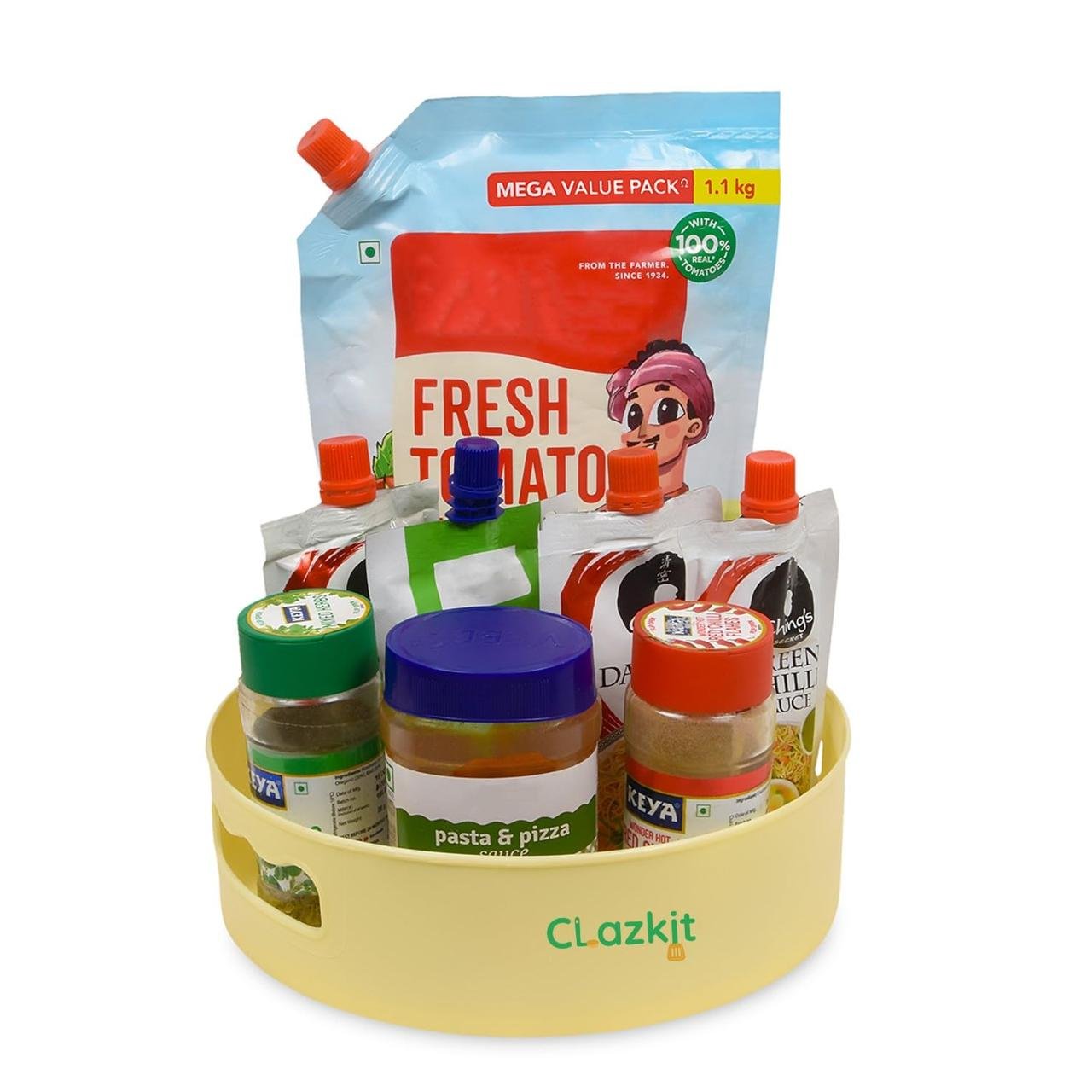 Clazkit 360 Rotating Organizer Tray Multi-pur
