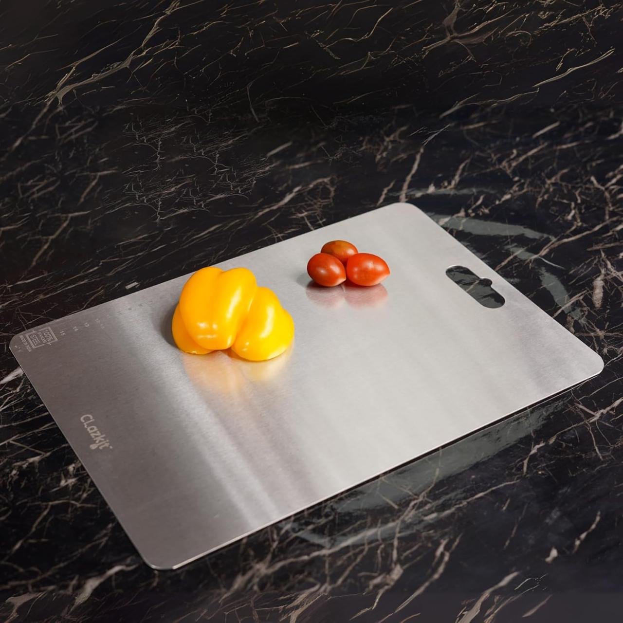 Clazkit Large Stainless Steel Chopping Cuttin