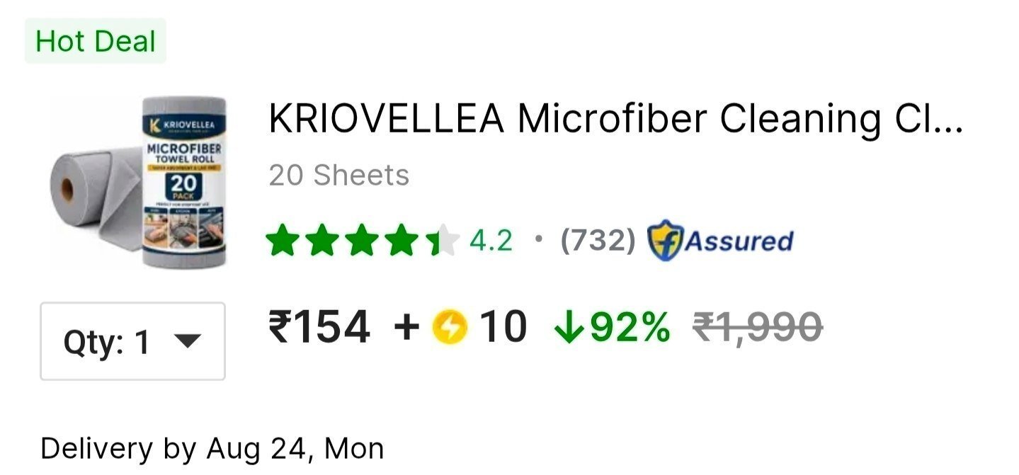 Cleaning Cloth Roll At 154 Sc 20 Sheets More 