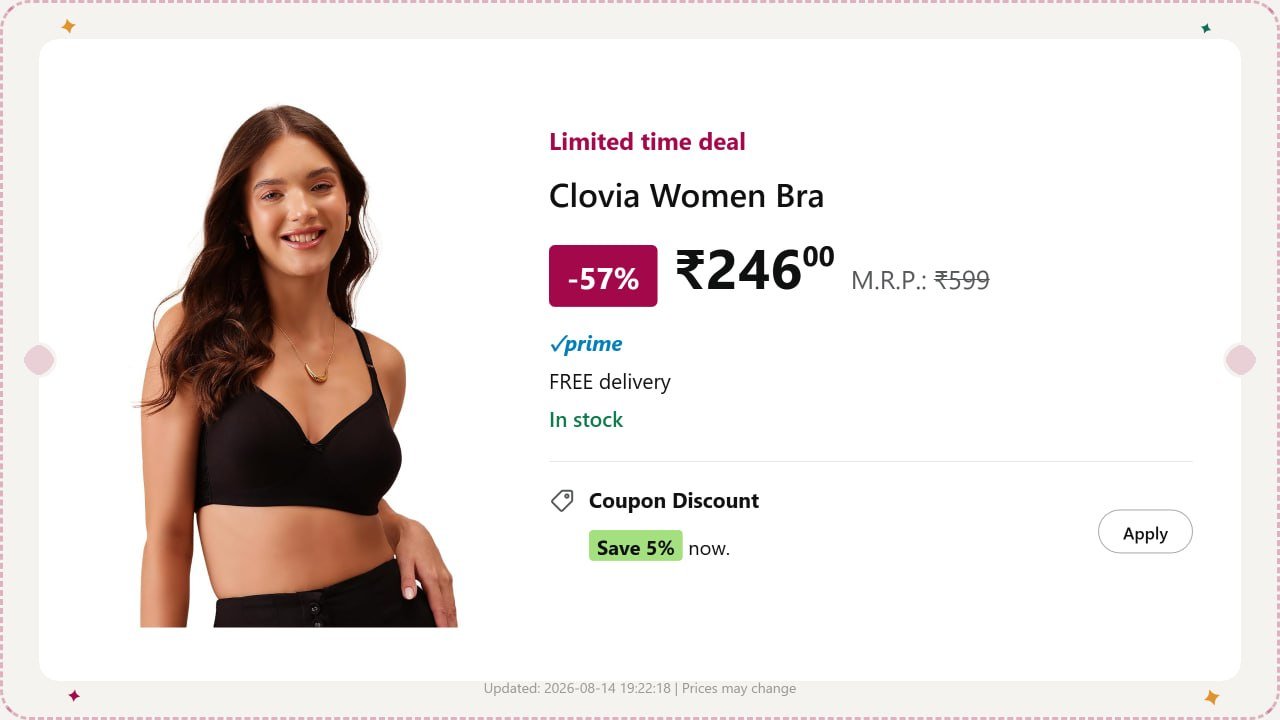 Clovia Women Bra 246