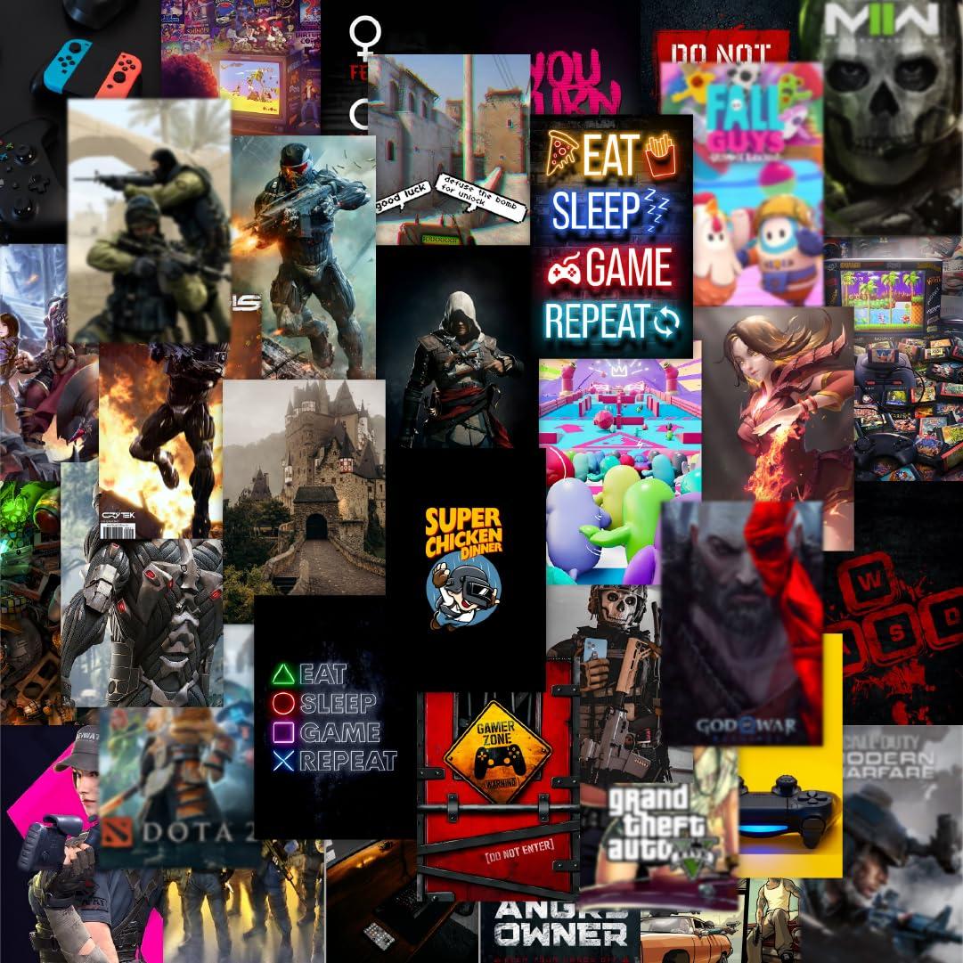 Codersparadise Gaming Aesthetic Wall Collage 