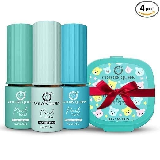 Colors Queen Nail Paint Combo Set Of 3 With N
