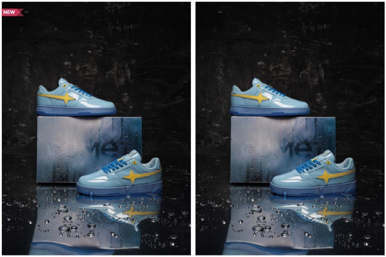 Comet Sneaker At 4187 Blue Grey Cometnew15