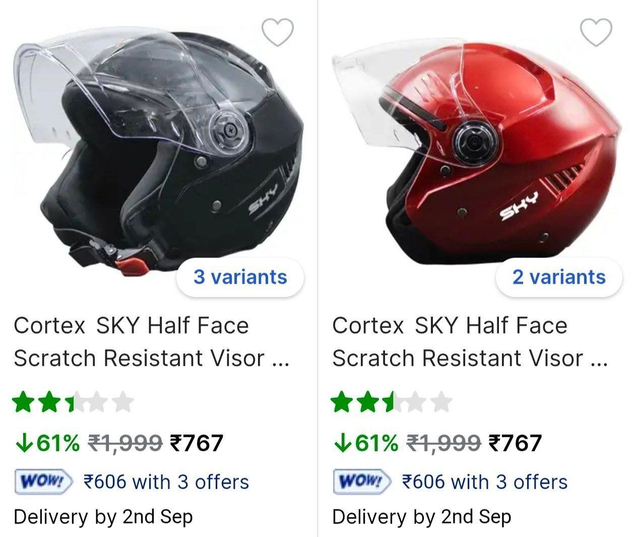 Cortex Biker Helmets