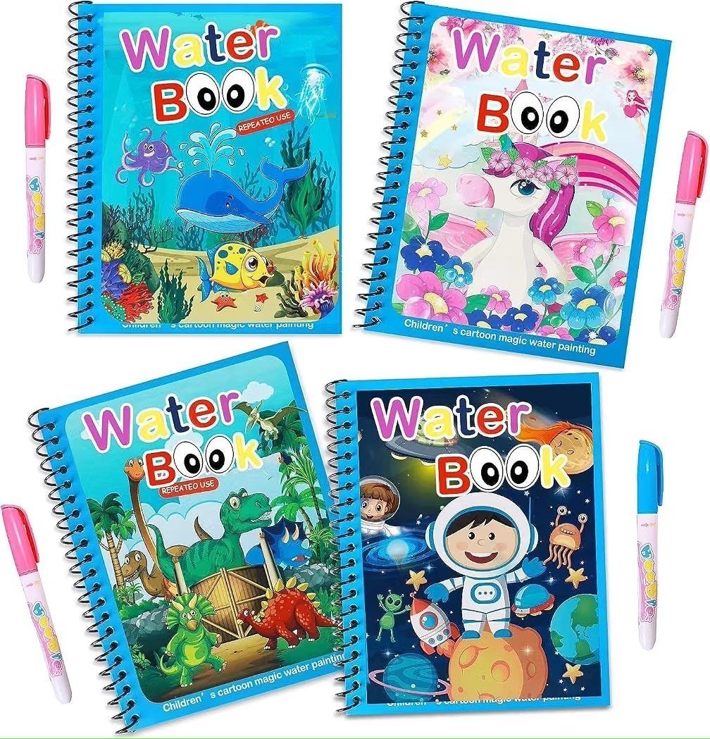 Coupon Hurryshoppy Magic Water Coloring Book Reusa