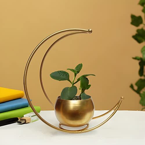 Craftvatika Geometric Metal Flower Vase Diwal
