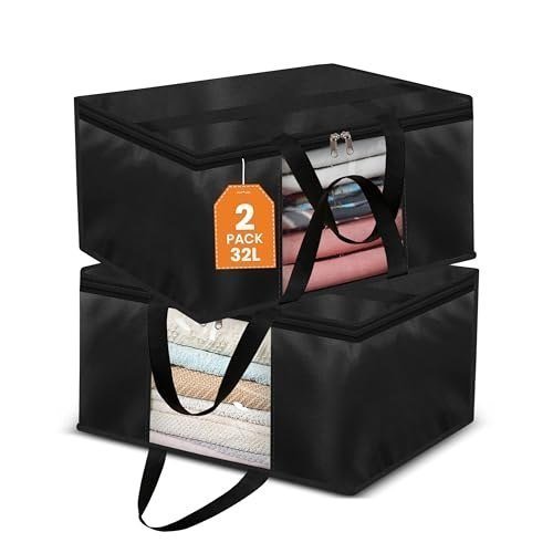 Cranique 32 Litre Storage Bag For Clothes Bla