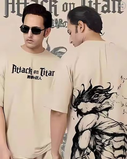 Crazybee X Ag Men Graphic Print Oversized Cre