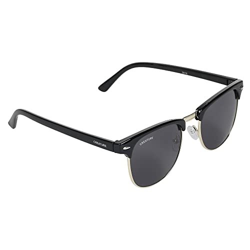 Creature Uv Protected Black Frame Unisex Round Sun