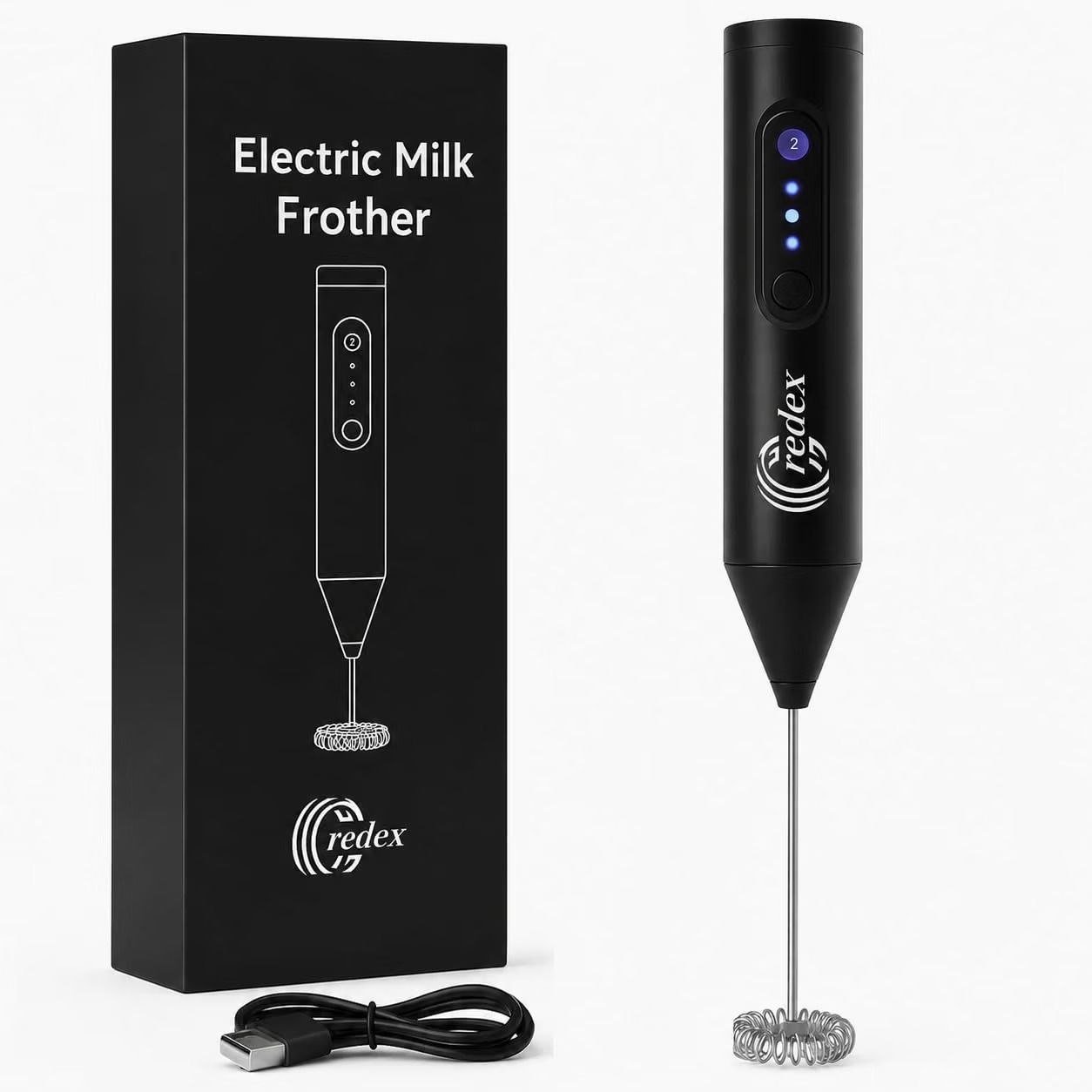 Credex Electric Milk Frother For Coffee Usb R
