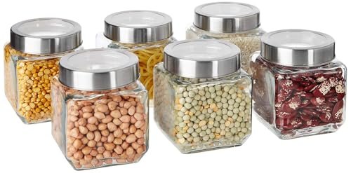 Croco Jar Square Glass Storage Containers 580