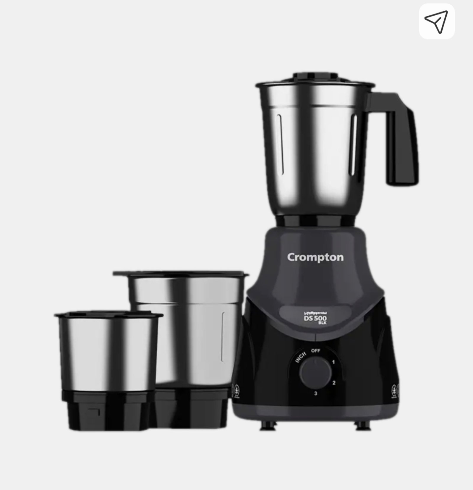 Crompton 500w Mixer Grinder (3 Jars) 1899