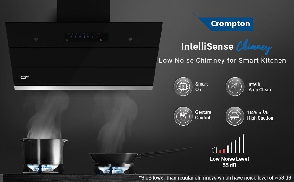 Crompton Aeries Curved 60cm Chimney 9249 750 