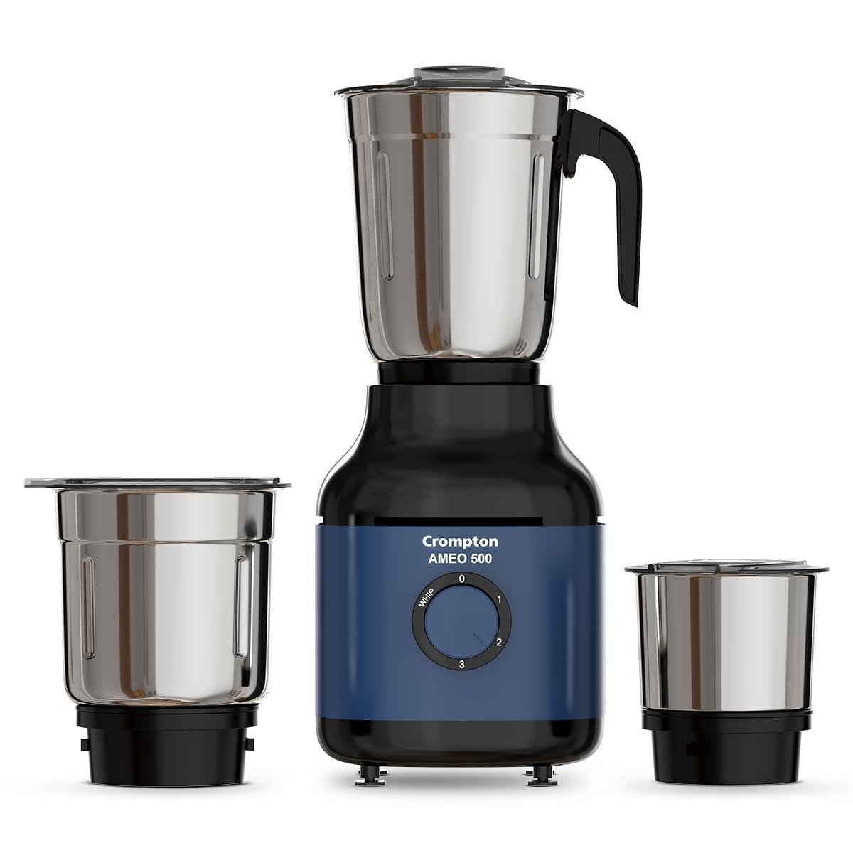 Crompton Ameo 500w Mixer Grinder With Powertron Mo