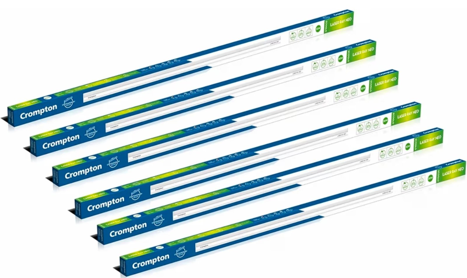 Crompton Laser Ray Neo 20w Led Batten Warm Wh