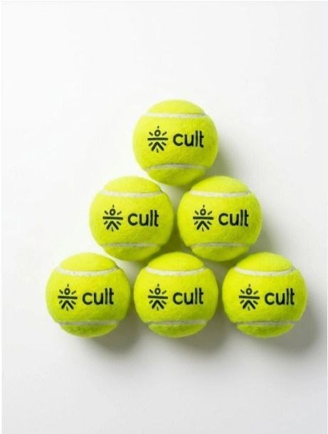 Cult Pack Of 6 Tennis Ball 349