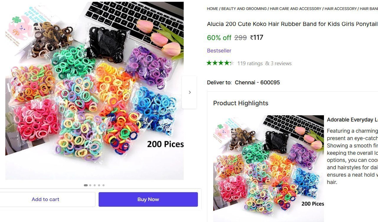 Cute Koko Hair Rubber Band 117
