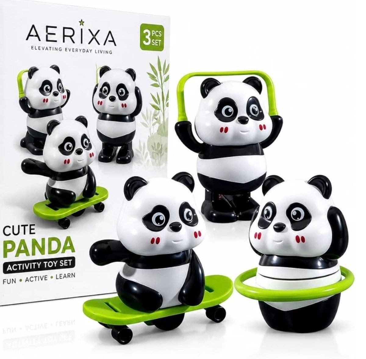 Cute Panda Action Toy Set For Kids 366( 25 )