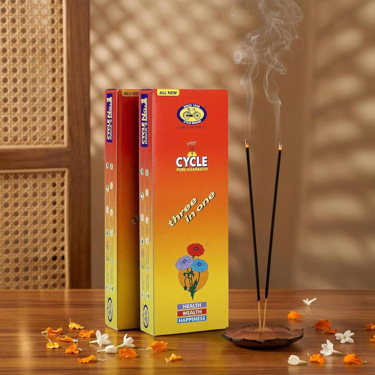 Cycle Pure Agarbatti Three In One Incense Sticks P