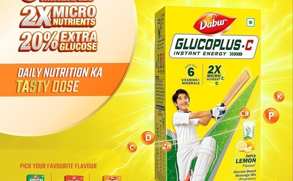 Dabur Glucoplus Powder 1kg 194 Lemon Flavour 