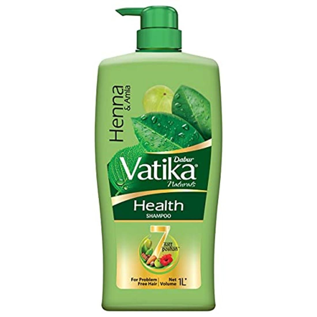 Dabur Vatika Health Shampoo - 1 L With Henna 