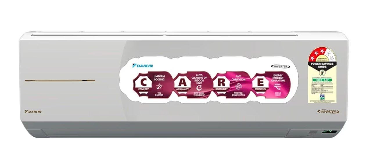 Daikin 1 8 Ton 3 Star Hot Cold Inverter Split
