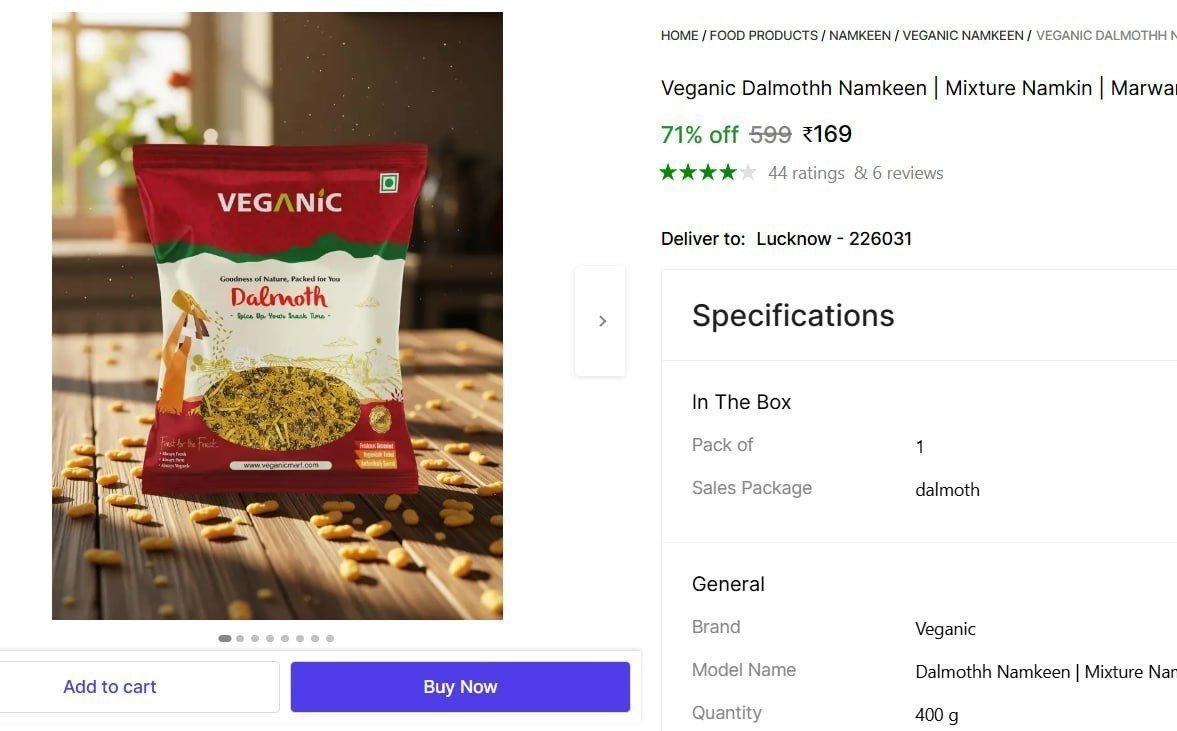 Dalmothh Namkeen (400 G) 169