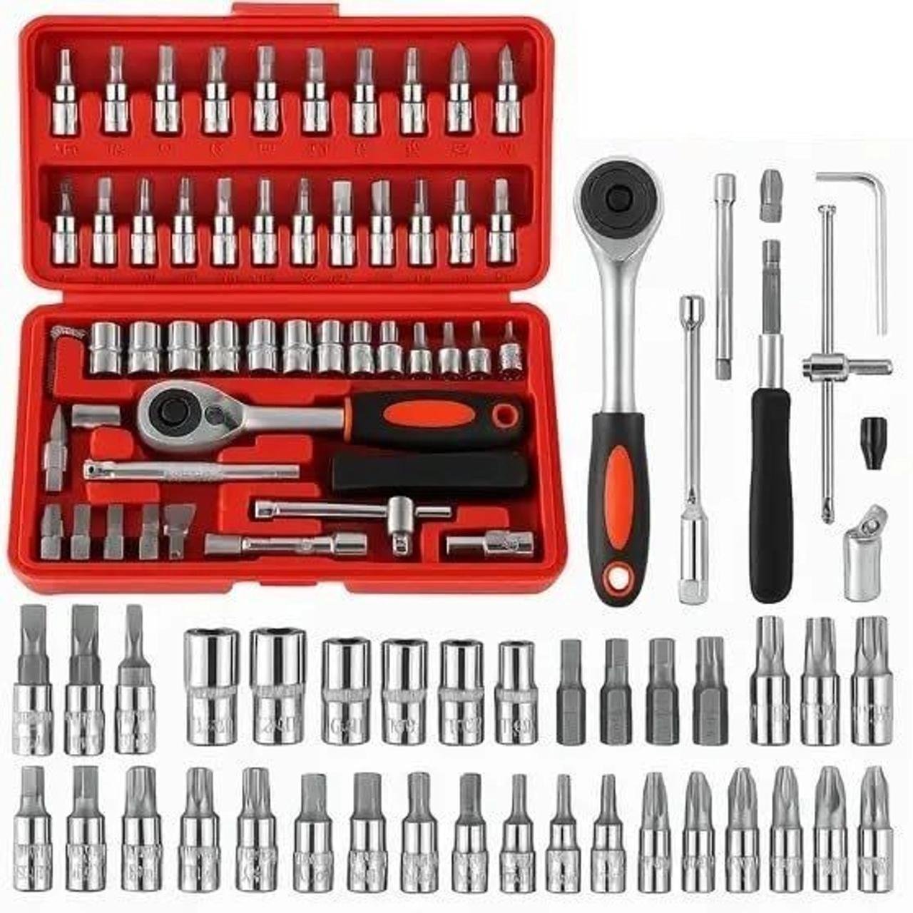 Deagan 46pcs Sockets Extension Bars Mechanic 
