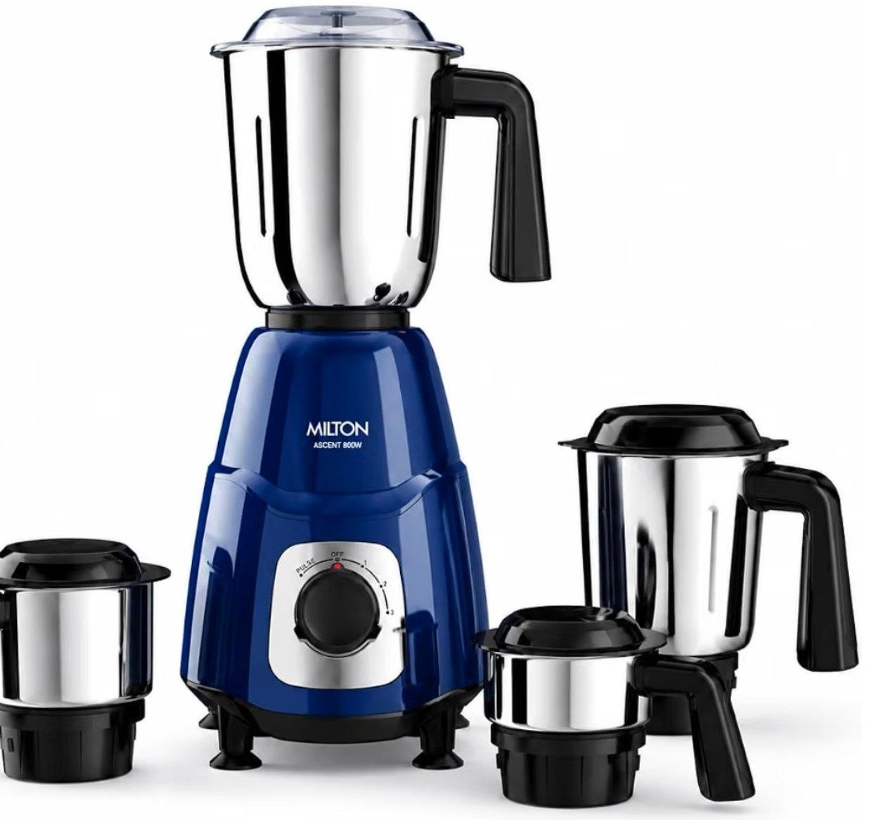 Dealmilton Ascent Mixer Grinder Grindstone Blade Technology 4 Jar 800 W (22