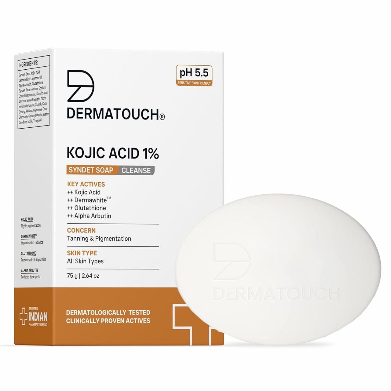 Dermatouch Kojic Acid 1 Soap With Glutathione