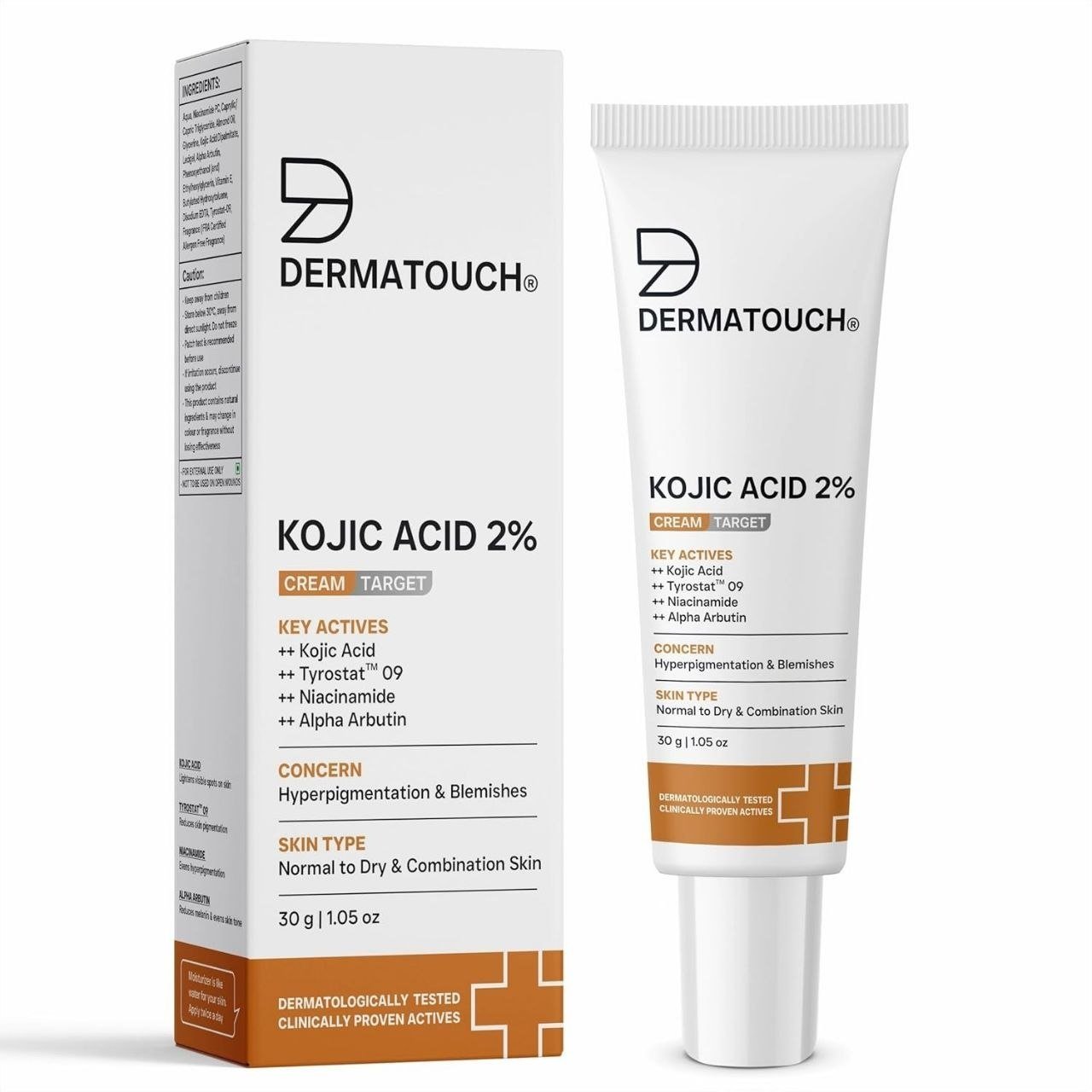 Dermatouch Kojic Acid 2 Brightening Cream With Nia