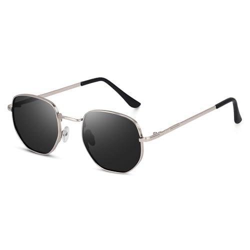 Dervin Uv Protected Hexagonal Sunglasses For Men A