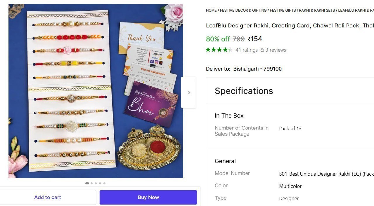 Designer Rakhi 154