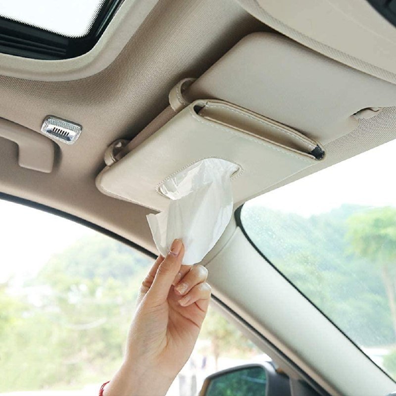 Detachi Car Tissue Holder Sun Visor Napkin Holder 