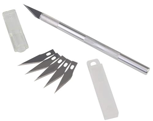 Detail Precision Pen Knife With 5 Interchange