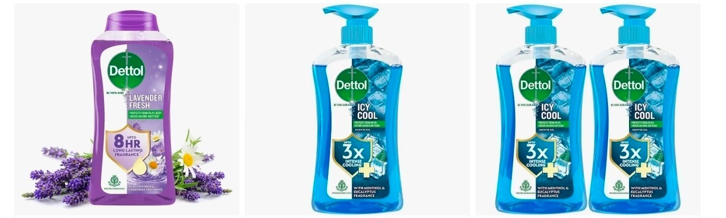 Dettol Body Wash From 100