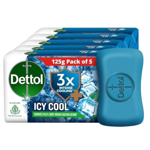 Dettol Icy Cool Bathing Soap Bar With 3x Intense C