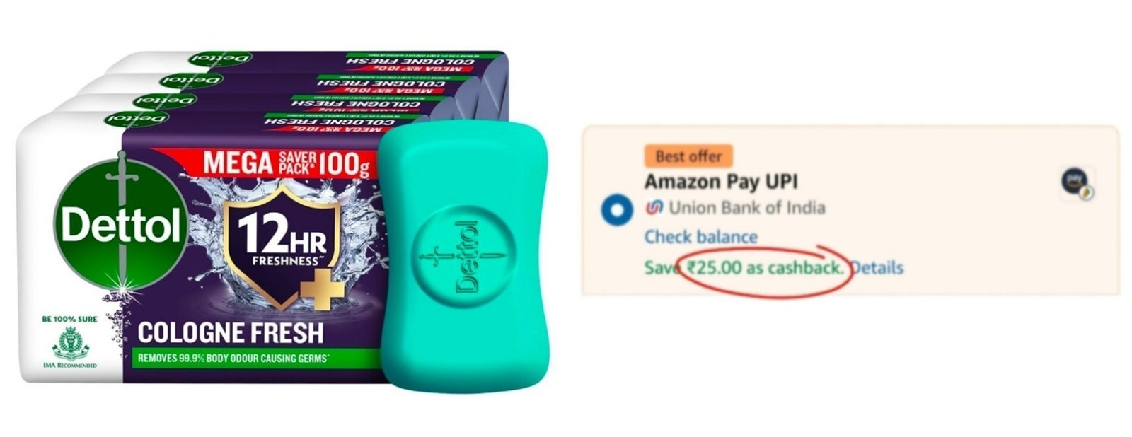 Dettol Soap (100g 4) At 86collect Get 25 Cash