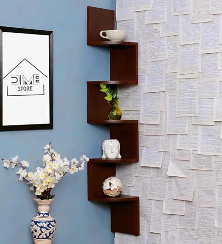 Dime Store Wooden Wall Shelves Corner Wall Sh