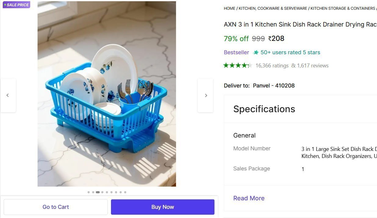 Dish Drainer 208