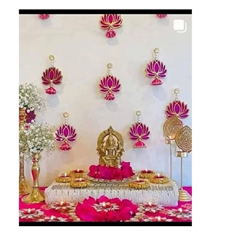 Divyakosh Lotus Hanging For Decoration Handma