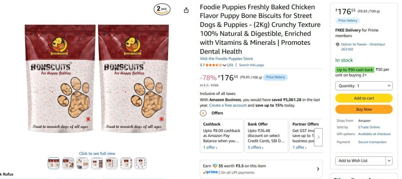 Dog Food 2 Kg 176